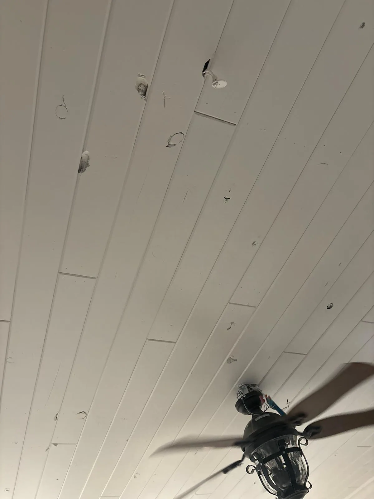 Ceiling project during prep work