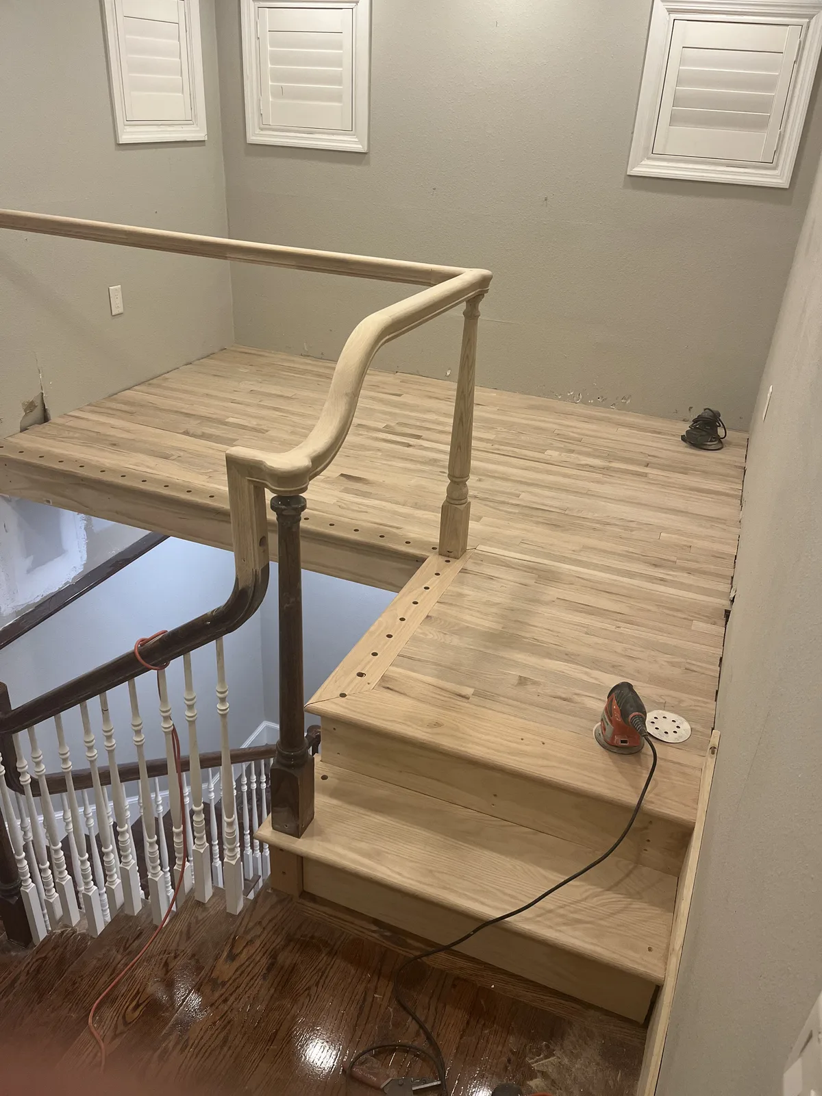 Upstairs nook before refresh work
